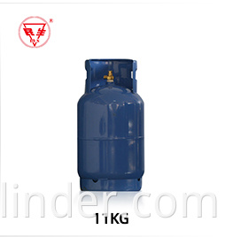 Popular differnet sizes propane gas tank butane 50kg 118L LPG gas cylinder for cooking